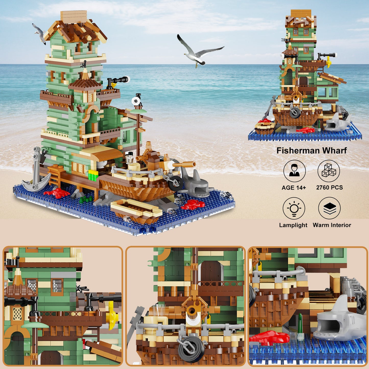 Fisherman Wharf Building Blocks Set
