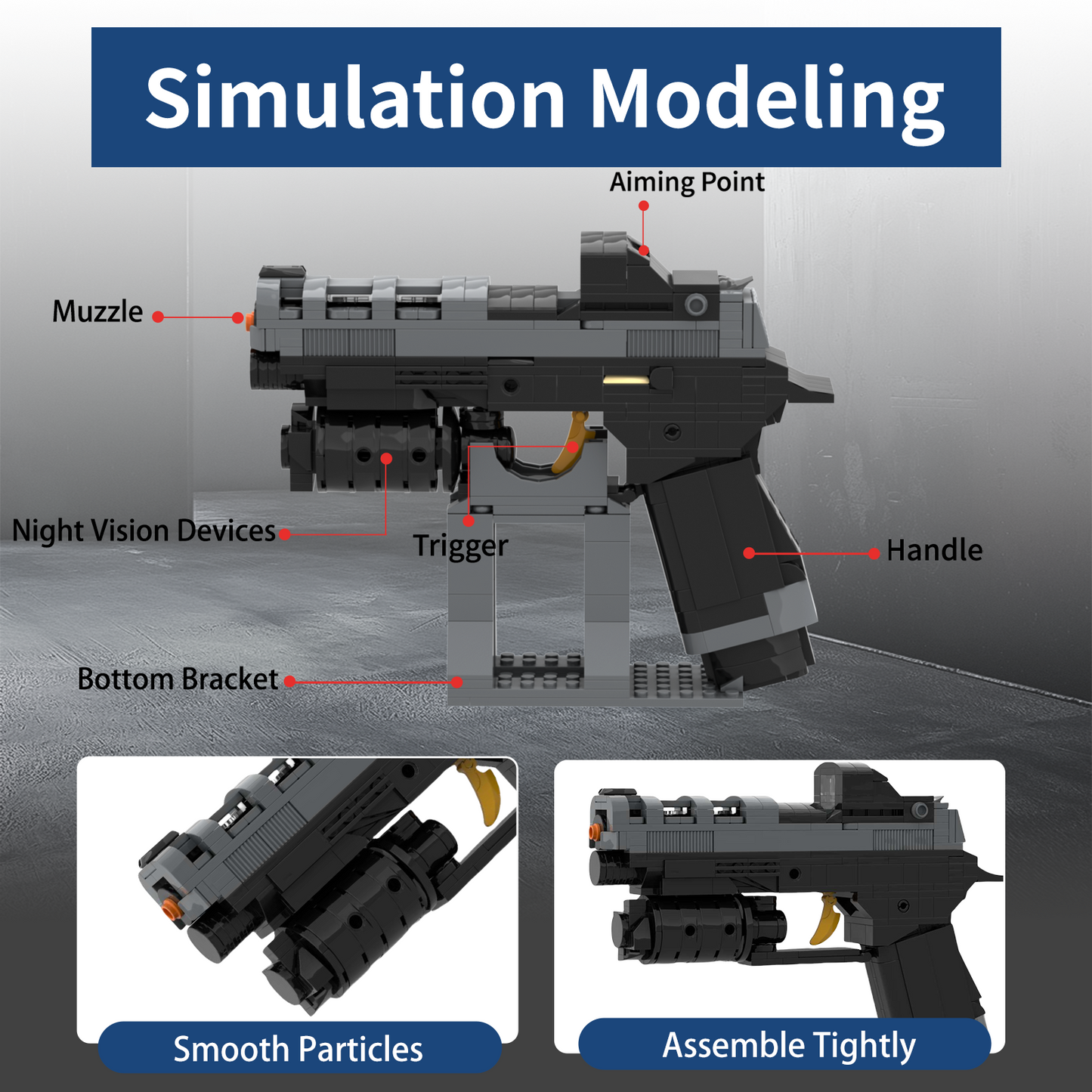 1:1 P320 Building Blocks Gun Set
