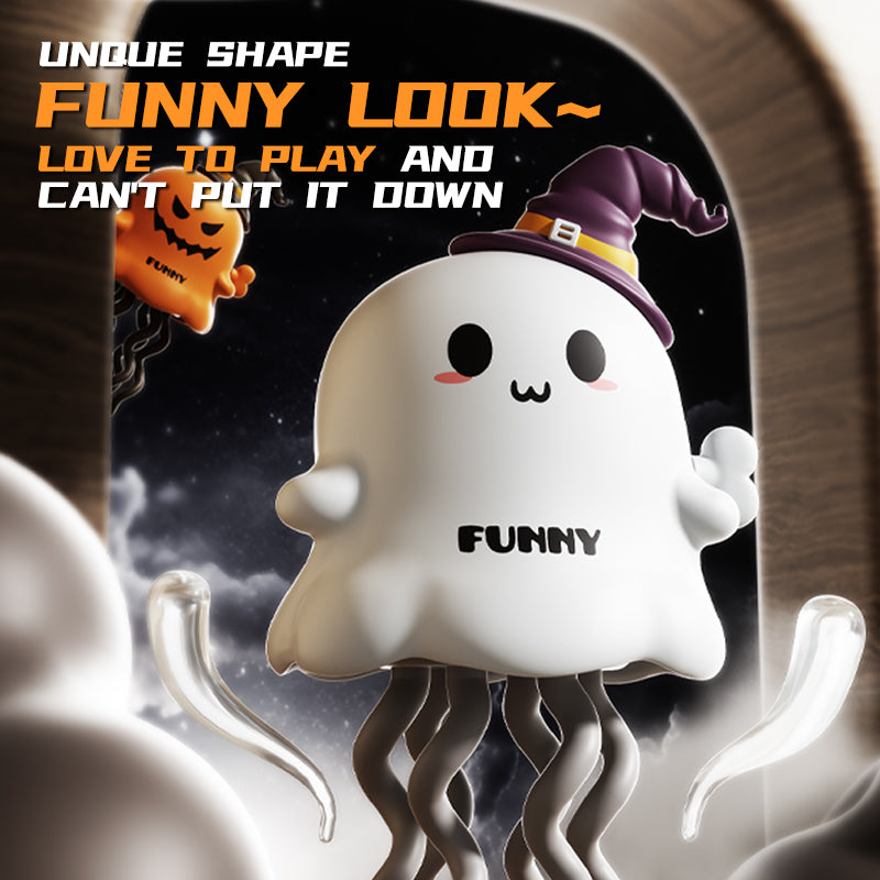 【buy 1 get 2】Halloween Dancing Ghost Clockwork Wind-up Toy, Magic Interactive Crawling Toddler Toy, Birthday Gifts, Stress Relief& Entertaining