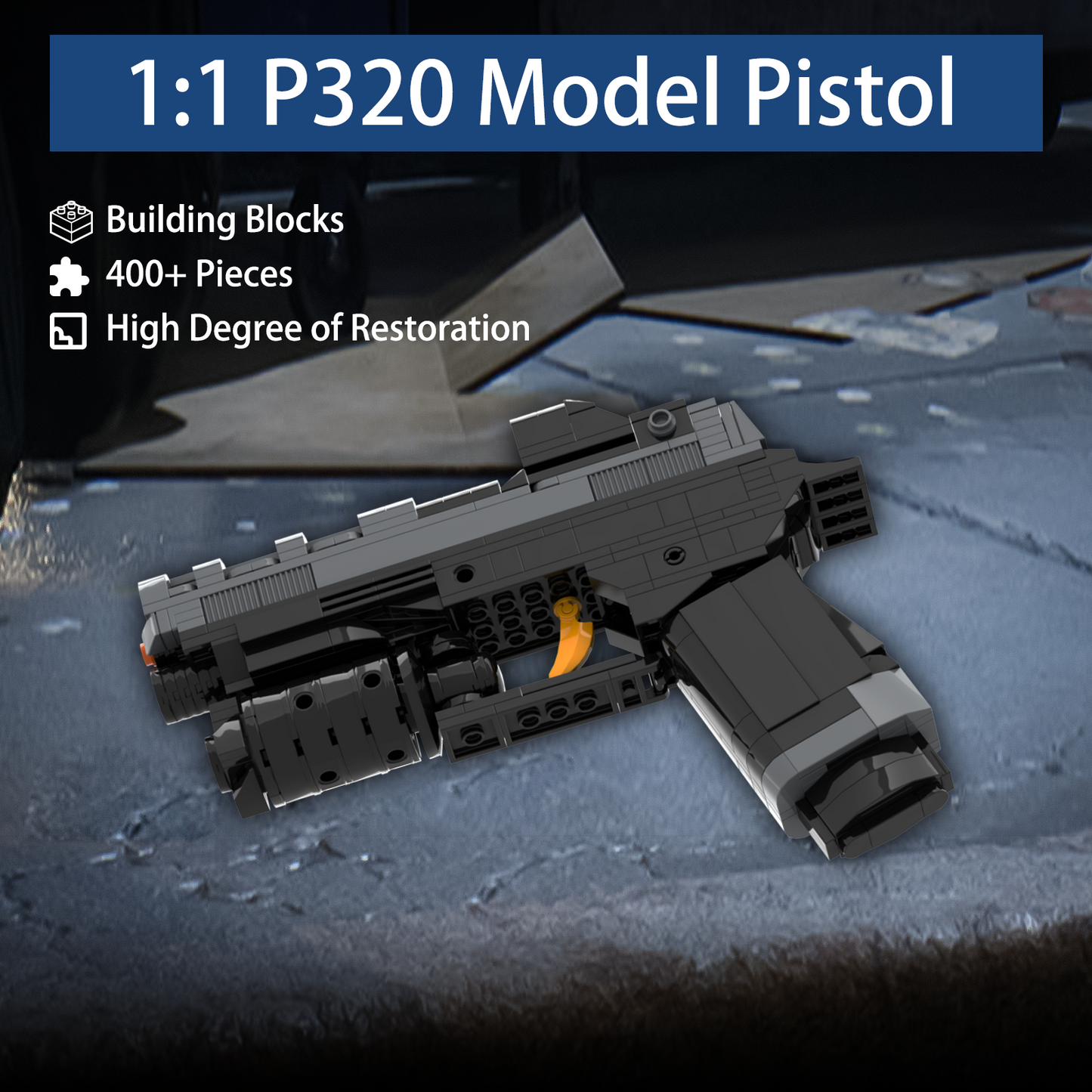1:1 P320 Building Blocks Gun Set