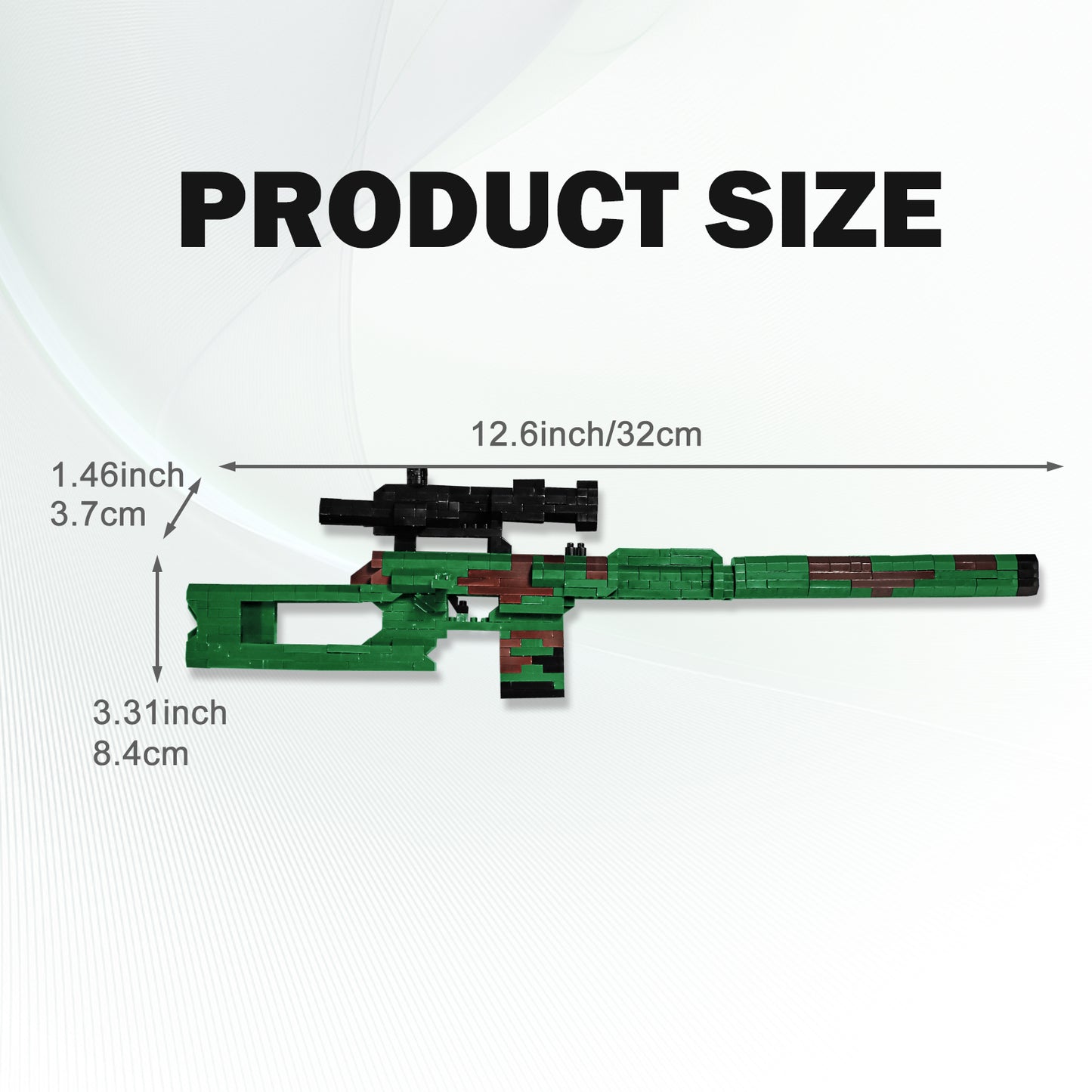 1:3 VSA-94 Model Gun Building Blocks Set
