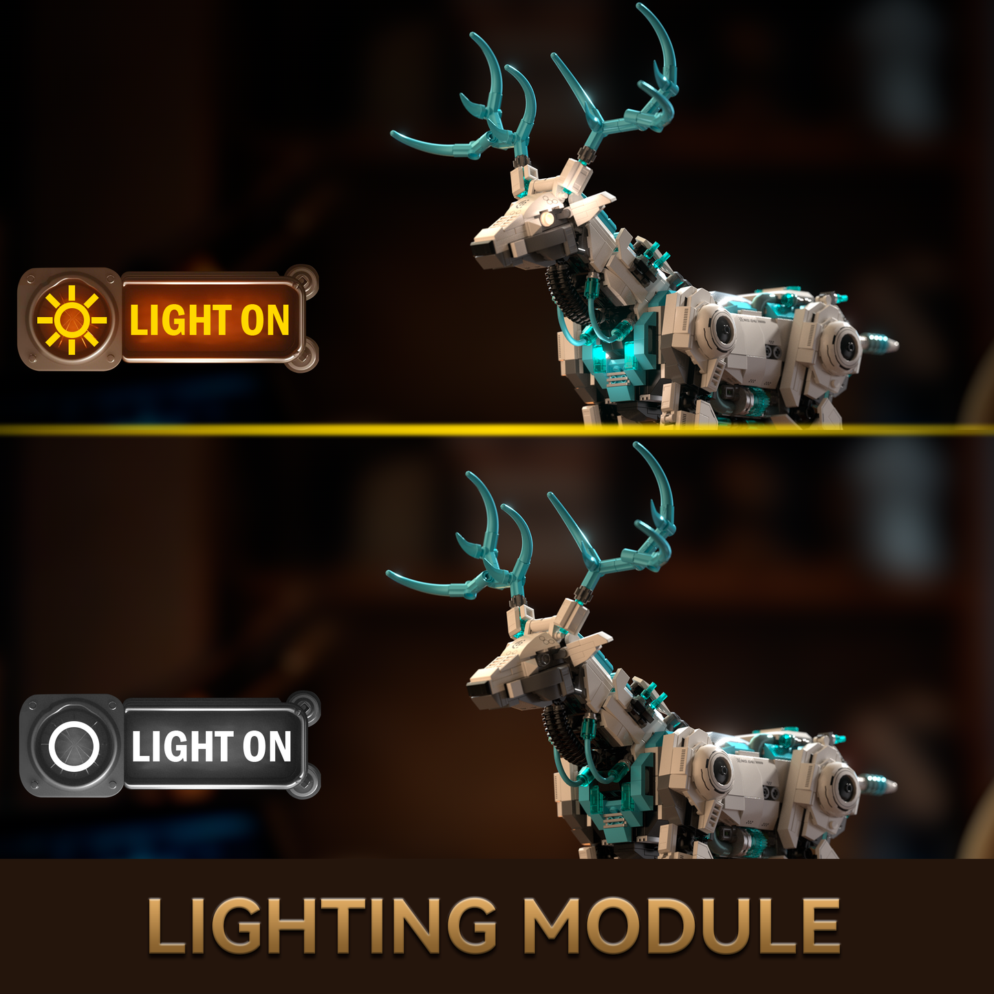 Leap of the White Stag Building Blocks Set