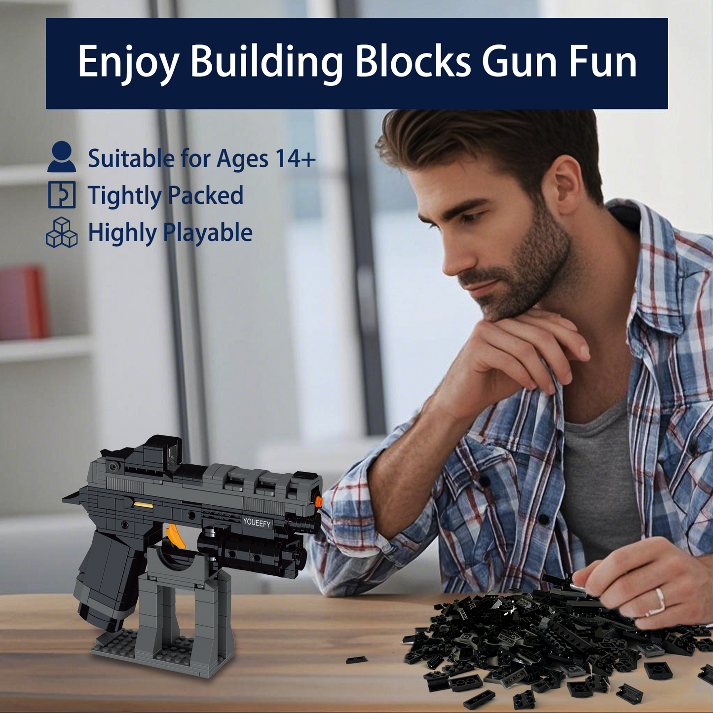 1:1 P320 Model Pistol Building Blocks Set