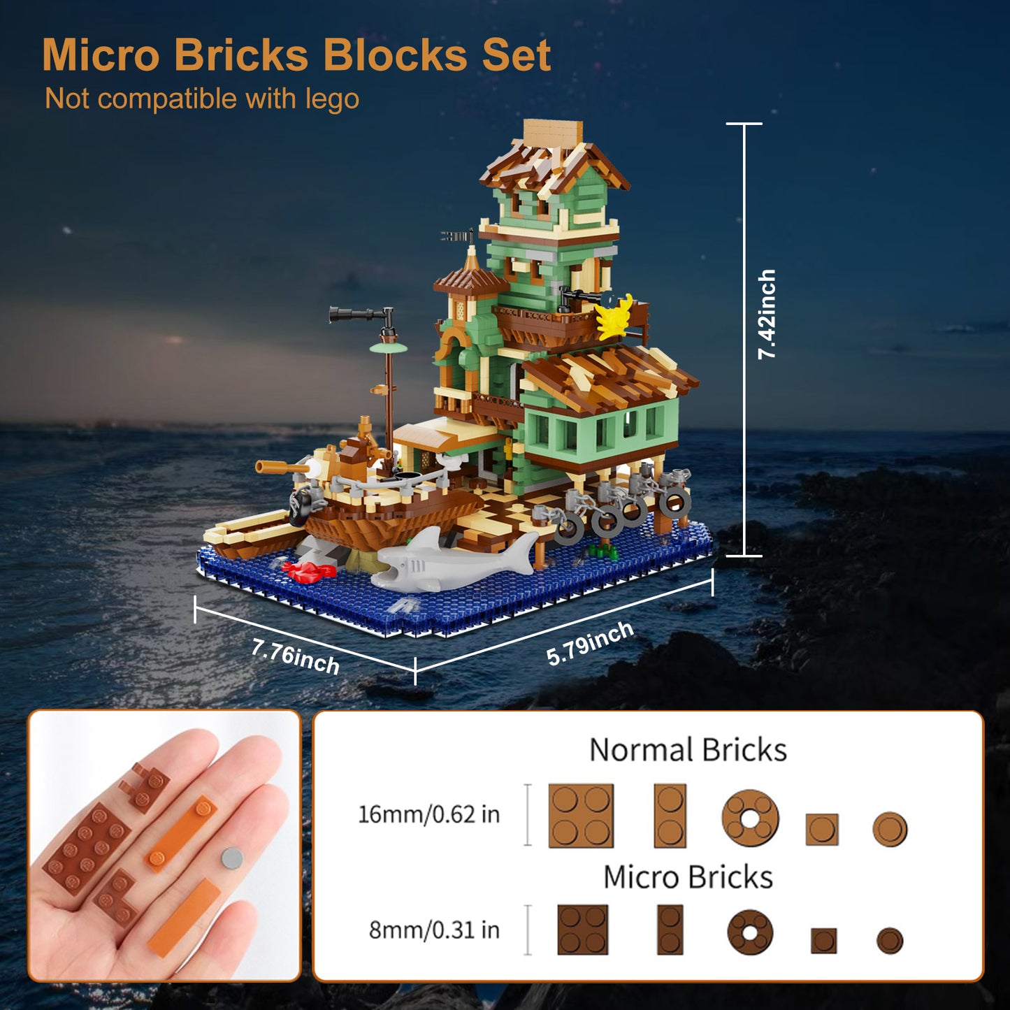 Fisherman Wharf Building Blocks Set
