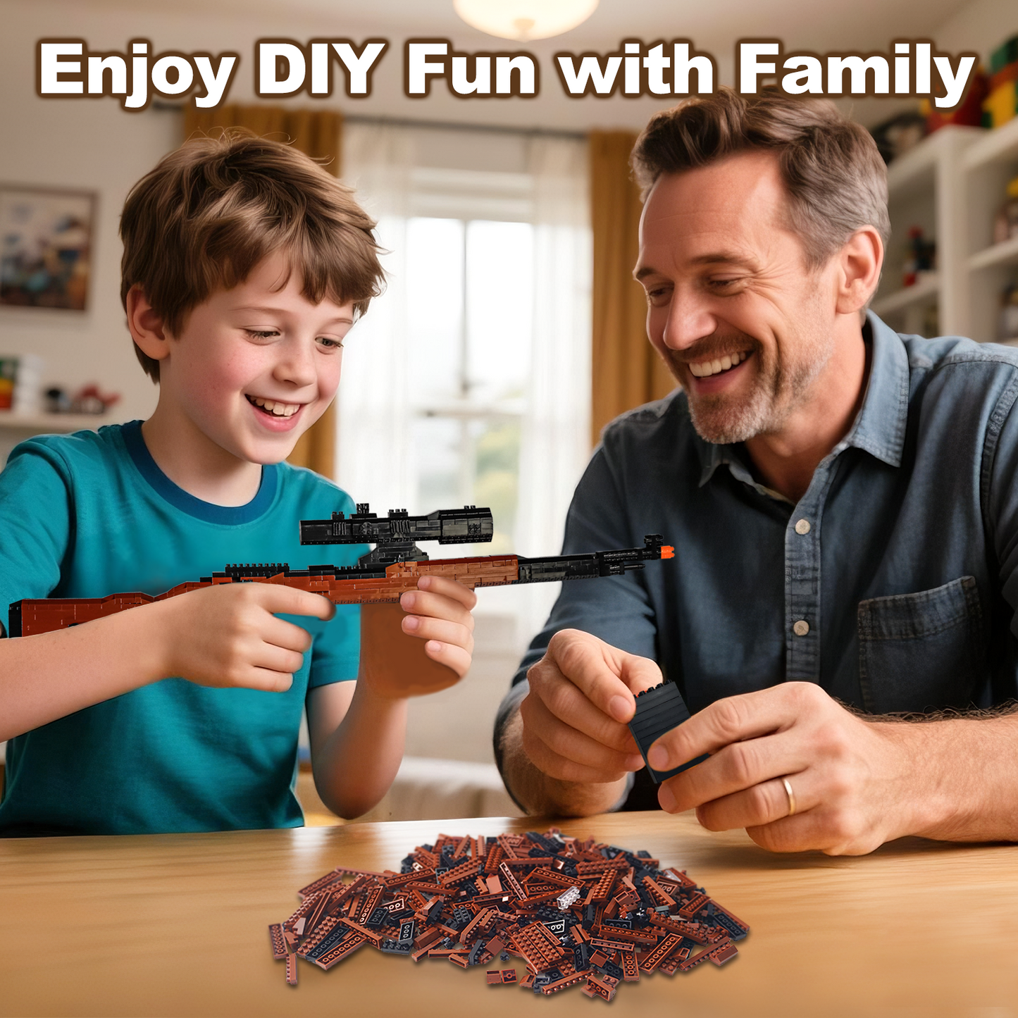 1:3 98K Model Gun Building Blocks Set