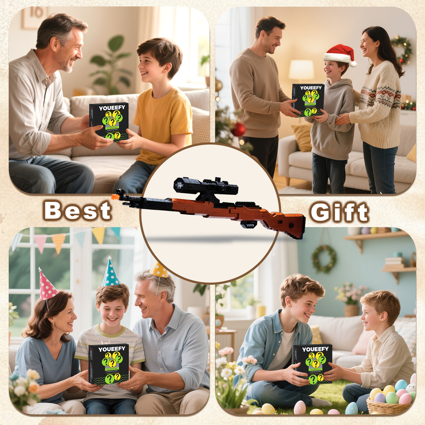 1:3 98K Model Gun Building Blocks Set