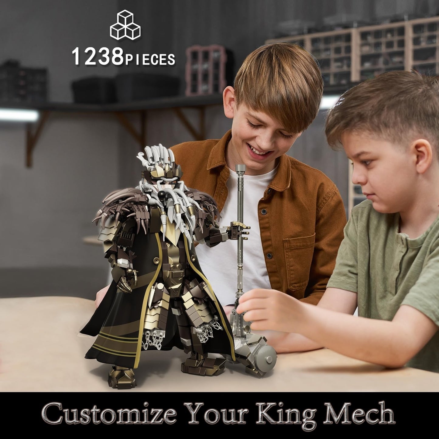 Dwarf King Building Blocks Set