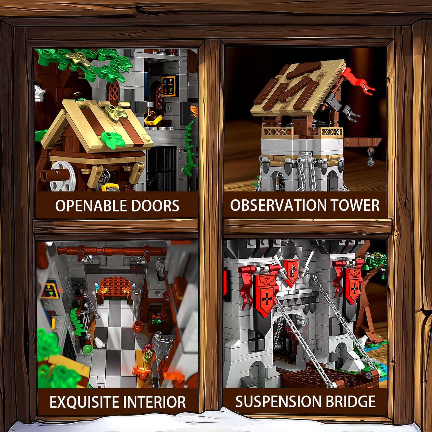 Holy Spirit Knight's Fortress Building Blocks Set
