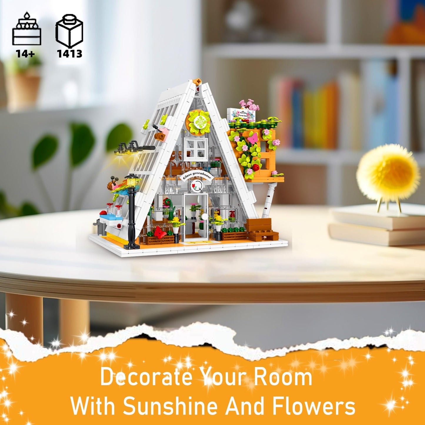 Flower House Building Blocks Set