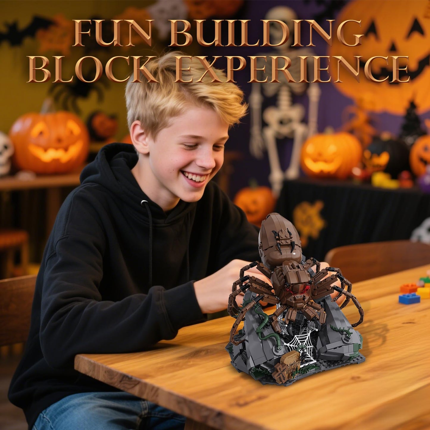 Eight Eyed Spider Building Blocks Set