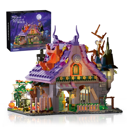 Magical House Kit for Witches & Wizards Building Set with Lights