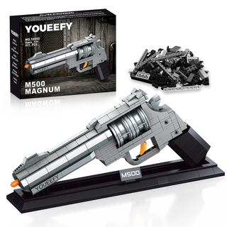 M500 Magnum Pistol Building Blocks Kit – 1:1 Standard Brick