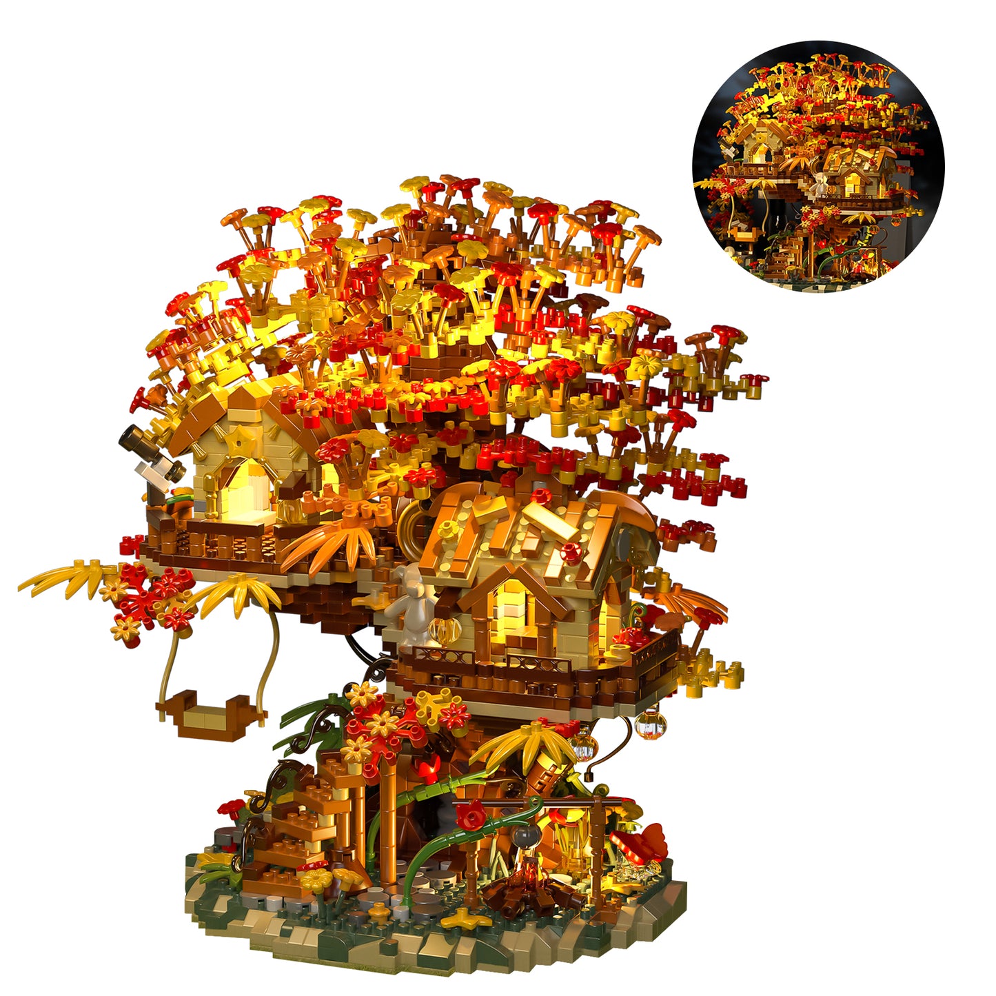 2725PCS Treehouse Building Blocks Set