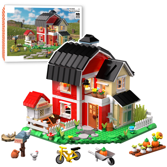 Ranch Cottage Building Blocks Set