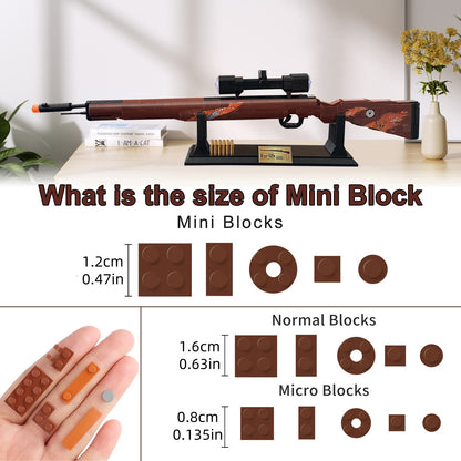 1:1 98K Model Gun Building Blocks Set