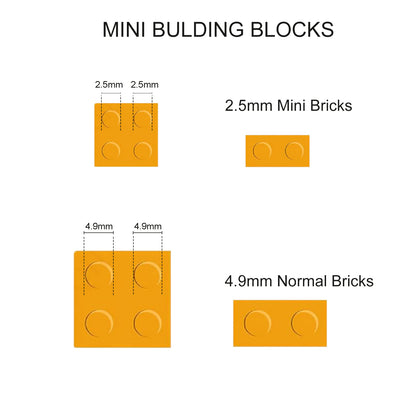 Building Blocks Gun Set,1:3 M416 Model Gun of Mini Bricks