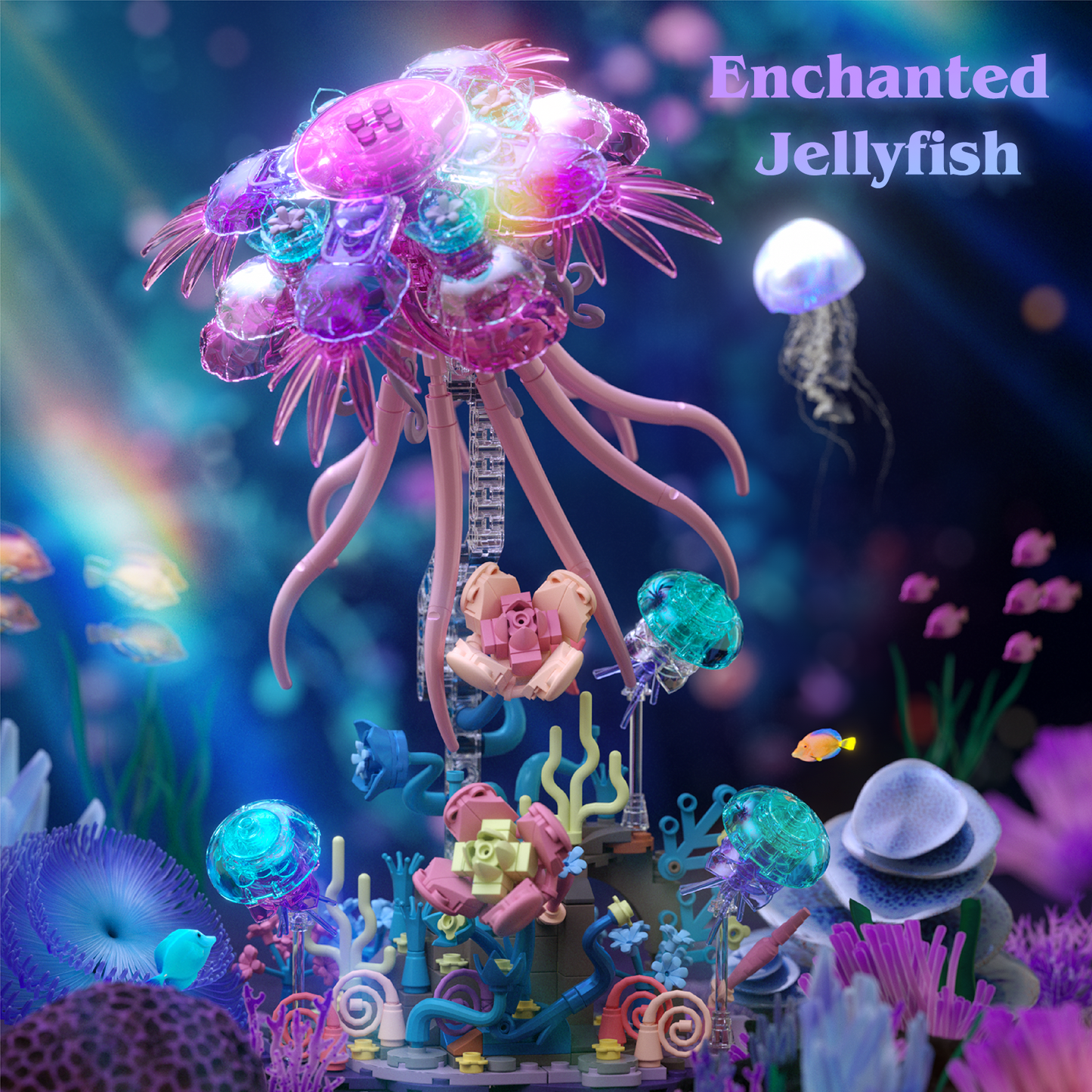 Enchanted Jellyfish Building Block Set
