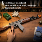 AK-47 Rifle Building Blocks Kit – 1:2 Standard Brick