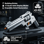 1:1 M500 Magnum Collecting Building Block Set with Display Stand