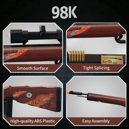 1:1 98K Model Gun Building Blocks Set
