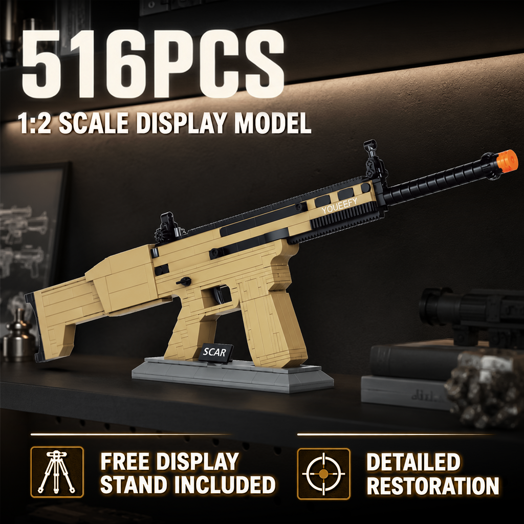 SCAR Rifle Building Blocks Kit – 1:2 Standard Brick