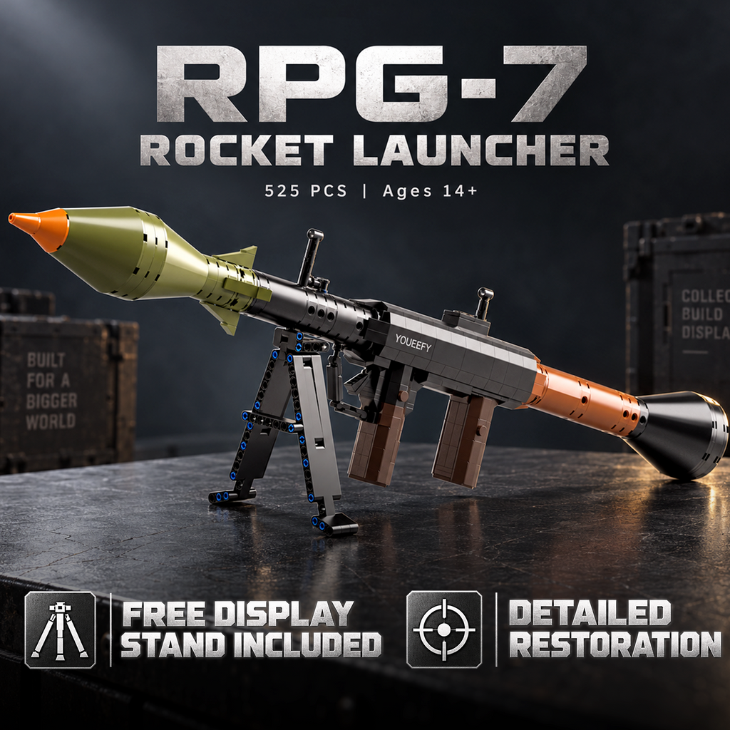 RPG-7 ROCKET Building Blocks Kit – 1:2 Standard Brick
