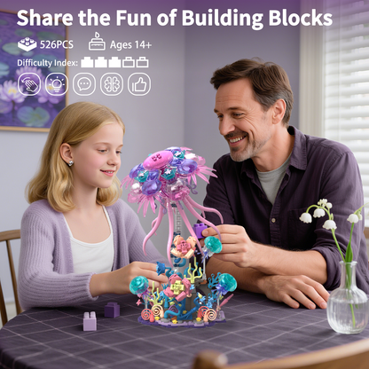 Enchanted Jellyfish Building Block Set
