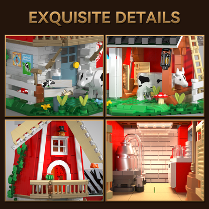 Windmill Dairy Workshop Building Blocks Set