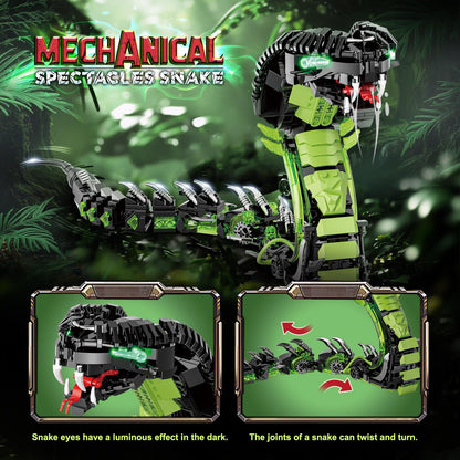Mechanical Spectacles Snake Building Blocks Set