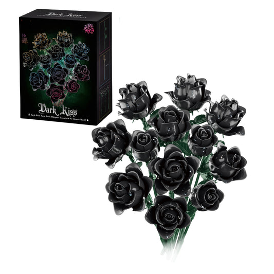 Roses Bouquet Building Blocks Set