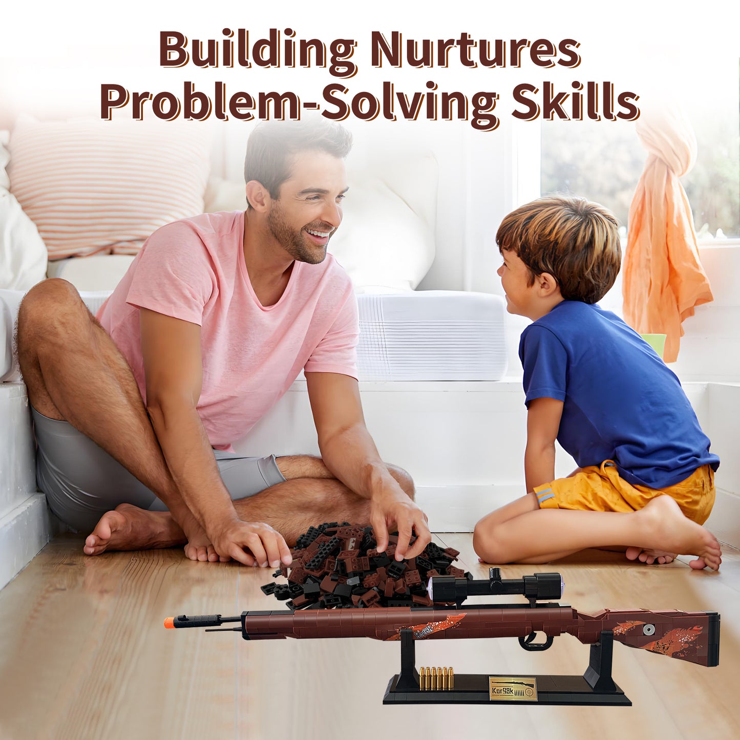1:1 98K Model Gun Building Blocks Set