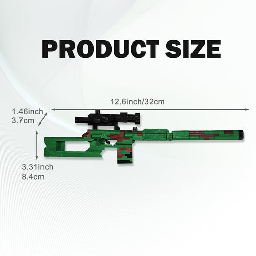 VSK-94 Model Gun Building Blocks Set – 1:3 Scale Micro Brick Replica