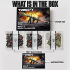 RPG-7 ROCKET Building Blocks Kit – 1:2 Standard Brick