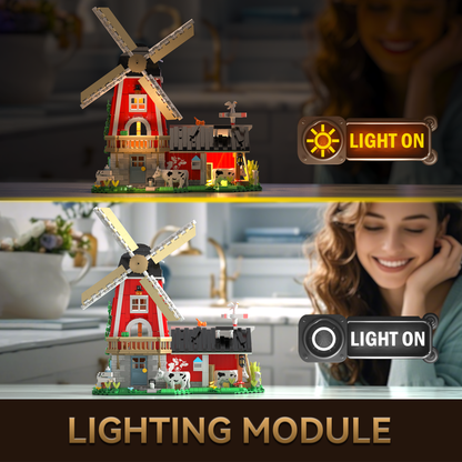 Windmill Dairy Workshop Building Blocks Set