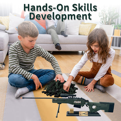 1:1 AWM Model Gun Building Blocks Set