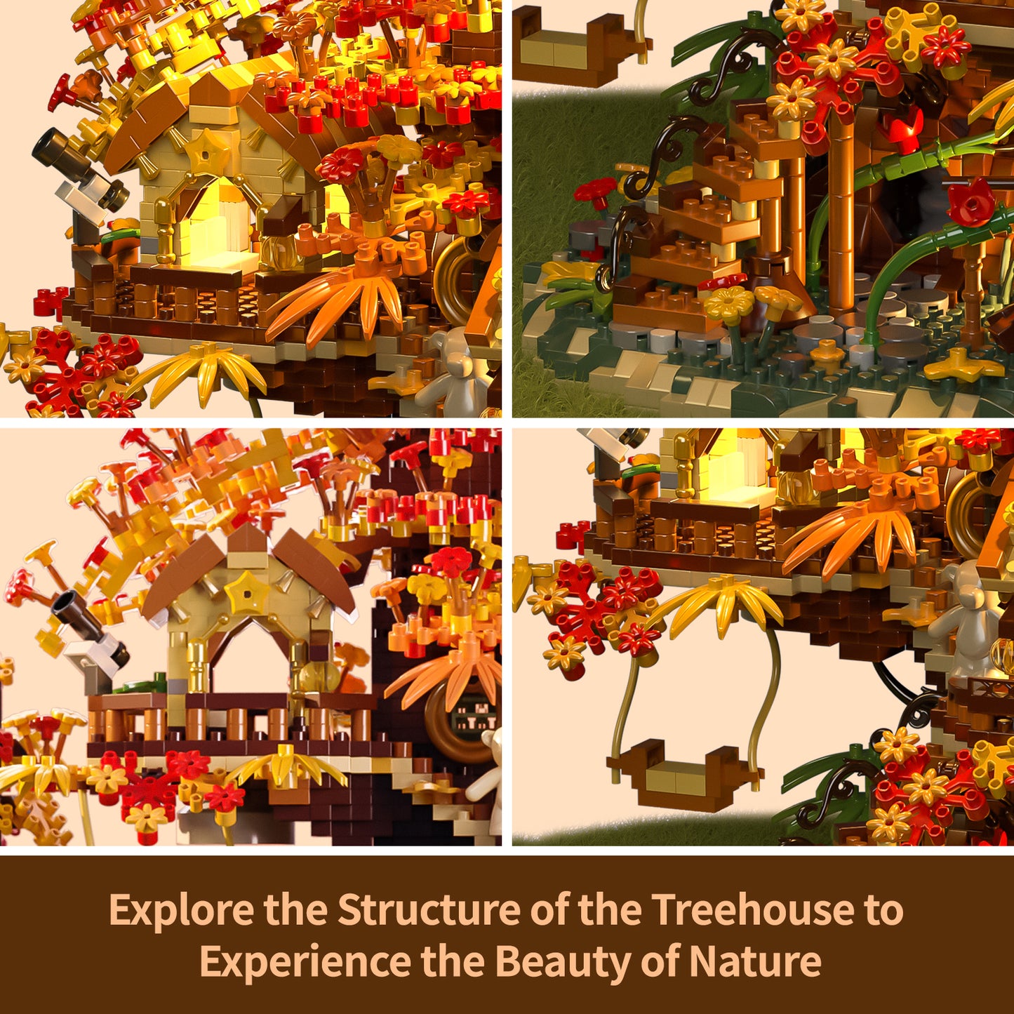 2725PCS Treehouse Building Blocks Set