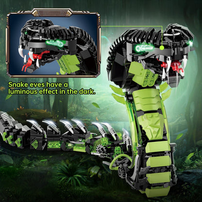 Mechanical Spectacles Snake Building Blocks Set