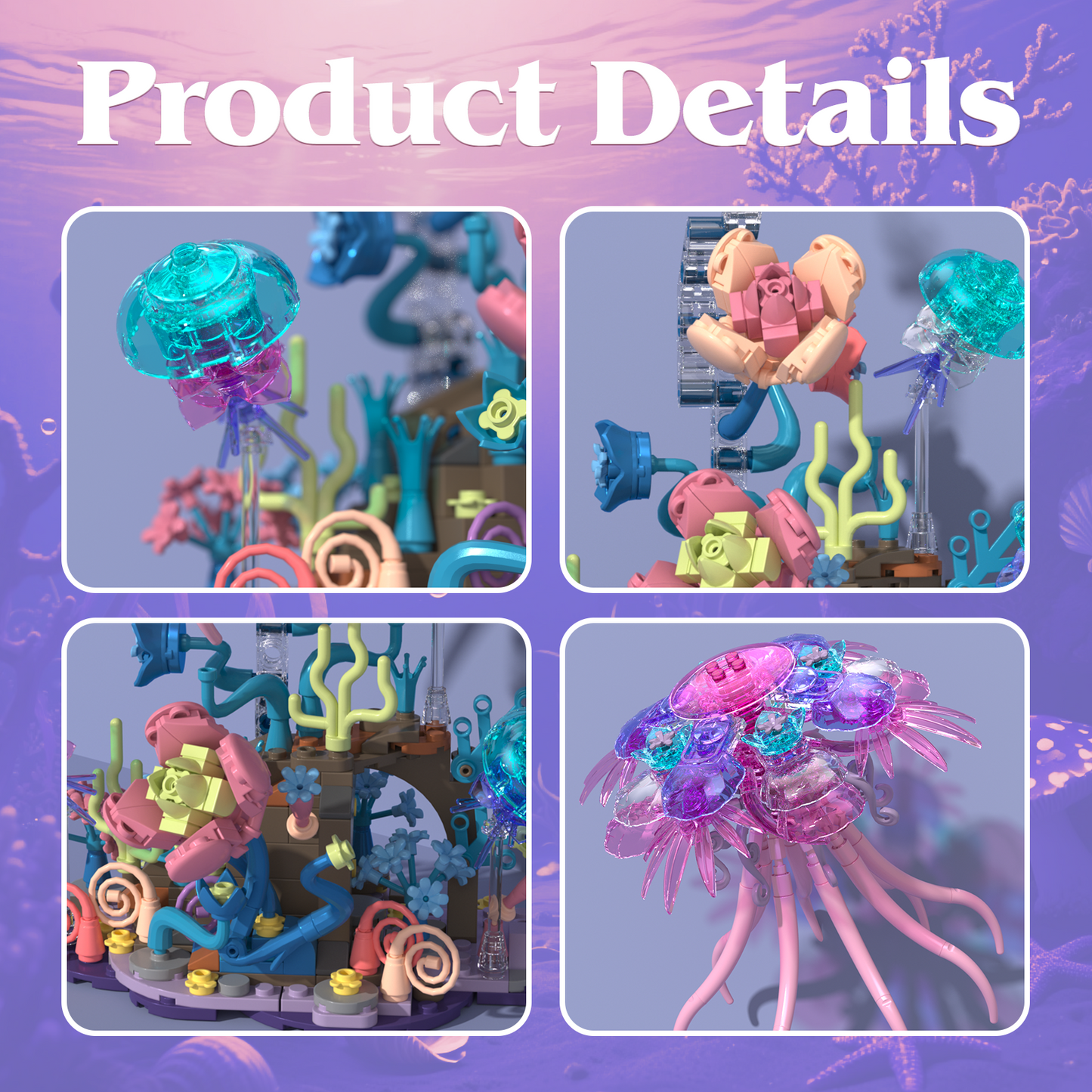 Enchanted Jellyfish Building Block Set