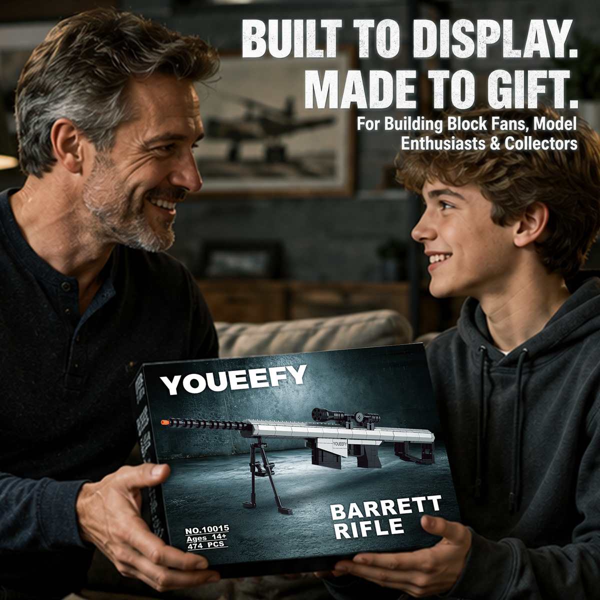 Barrett Rifle Building Blocks Kit – 1:2 Standard Brick