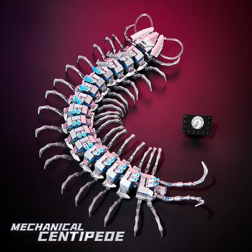 Centipede Building Blocks Set, 698PCS Mechanical Model Building Kit
