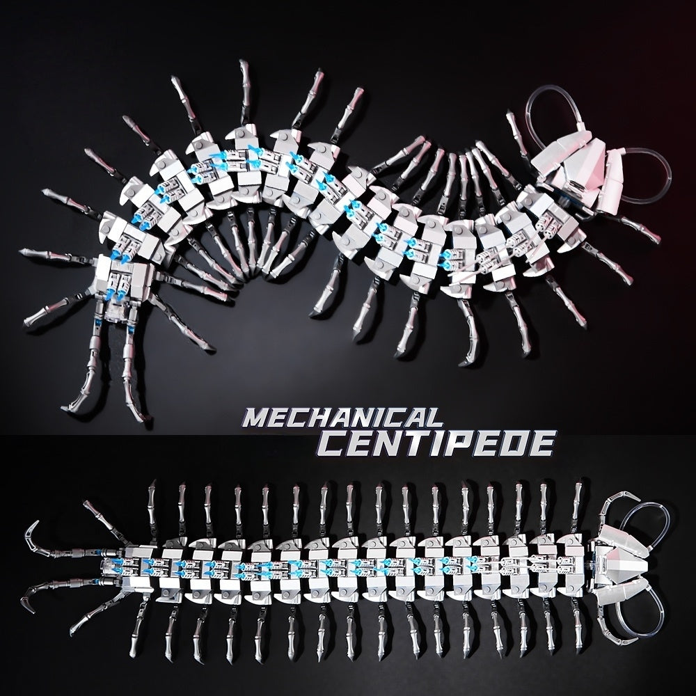Centipede Building Blocks Set, 698PCS Mechanical Model Building Kit