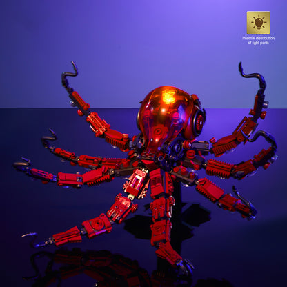 Octopus Building Blocks Set, 882PCS Mechanical Model Building Kit