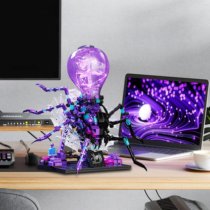 Mechanical Spider Blocks Kit Toy with Light