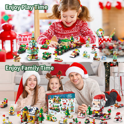 Advent Calender 2024 Building Blocks Set-24 Day Christmas Countdown(1122 PCS)