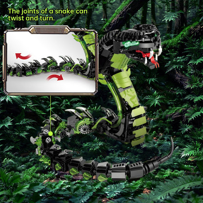 Mechanical Spectacles Snake Building Blocks Set