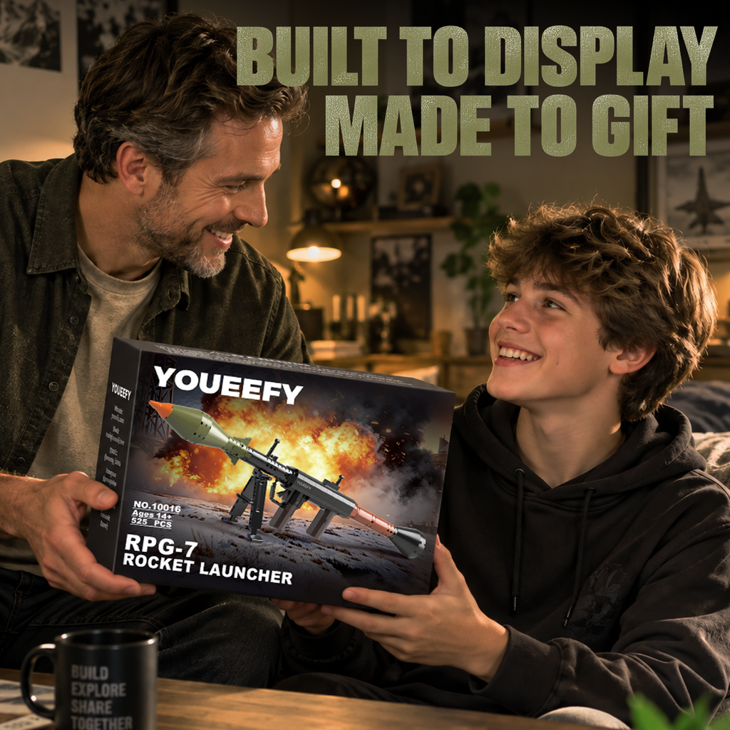 RPG-7 ROCKET Building Blocks Kit – 1:2 Standard Brick