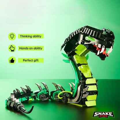 Mechanical Spectacles Snake Building Blocks Set