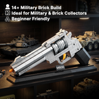 1:1 M500 Magnum Collecting Building Block Set with Display Stand