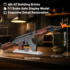 AK-47 Rifle Building Blocks Kit – 1:2 Standard Brick