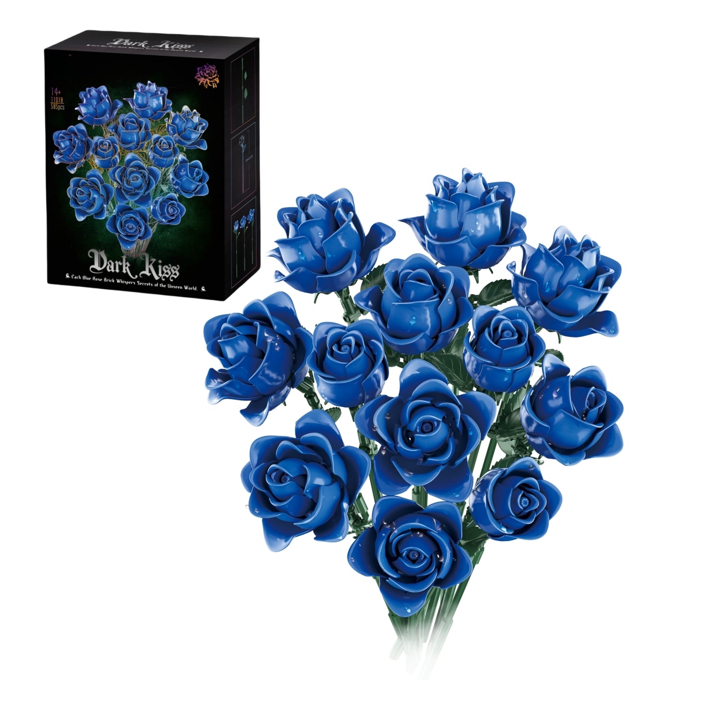 Roses Bouquet Building Blocks Set